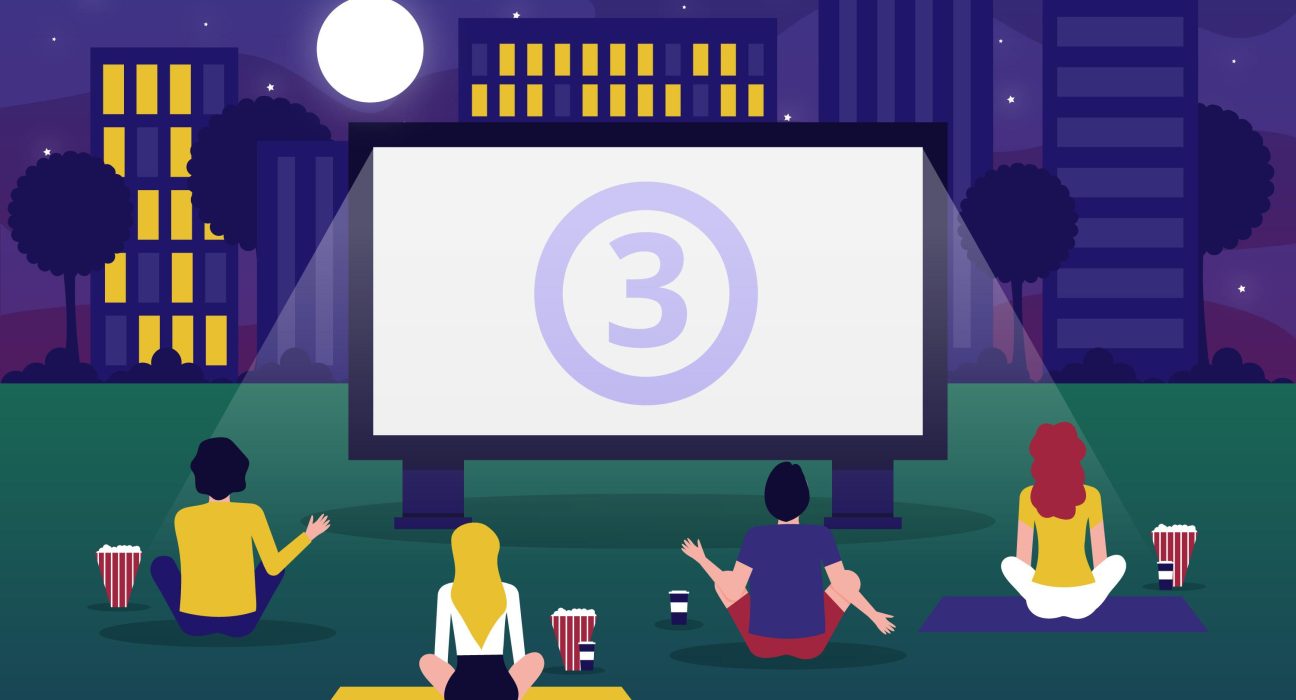 Outdoor movie nights