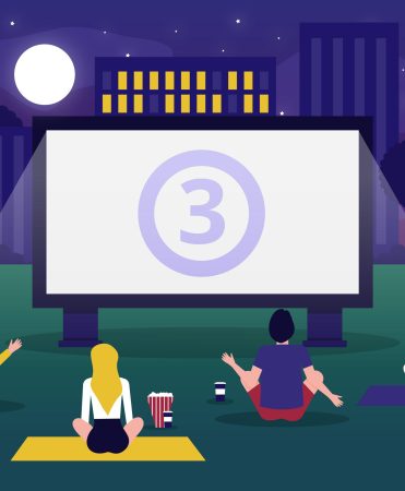Outdoor movie nights