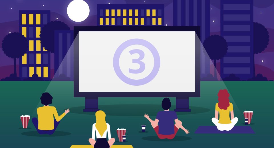 Outdoor movie nights